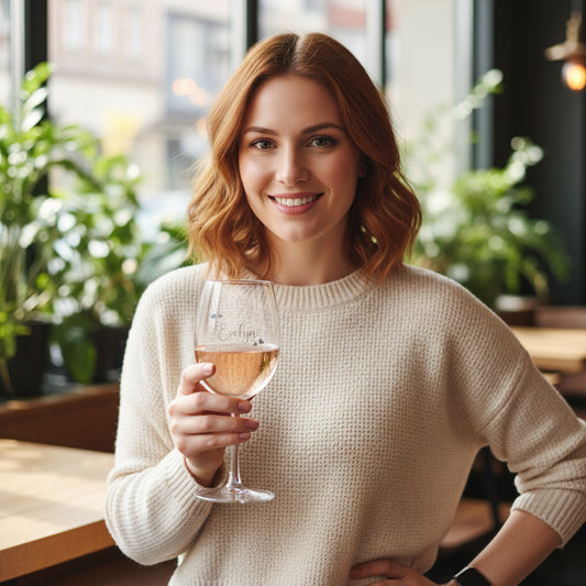 Weinglas personalisiert