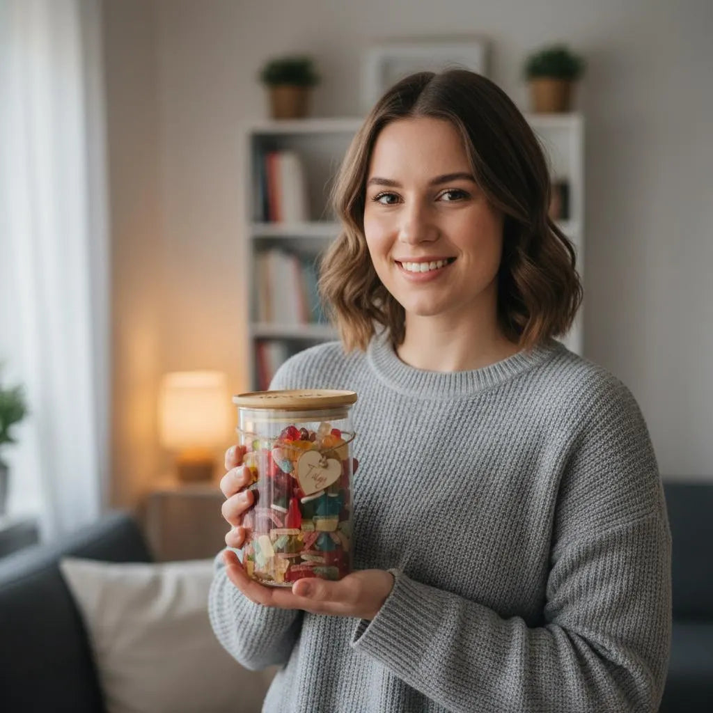 Vorratsglas "Nervennahrung" | Liebevolles Geschenk | Aufmerksamkeit mit Herz