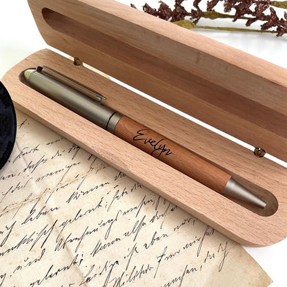 Personalisierter Kugelschreiber mit Etui