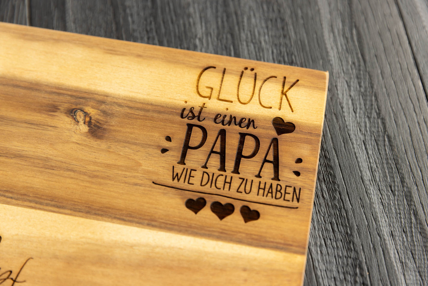 Brotzeitbrettl Akazie Papa / Opa 🧓 👨  -verschiedene Motivauswahl-