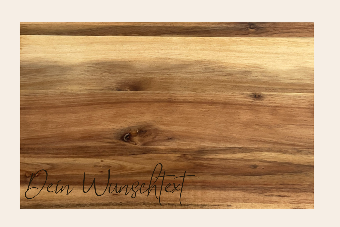 Brotzeitbrettl Akazie "Wunschgravur"