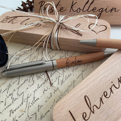 Personalisierter Kugelschreiber mit Etui
