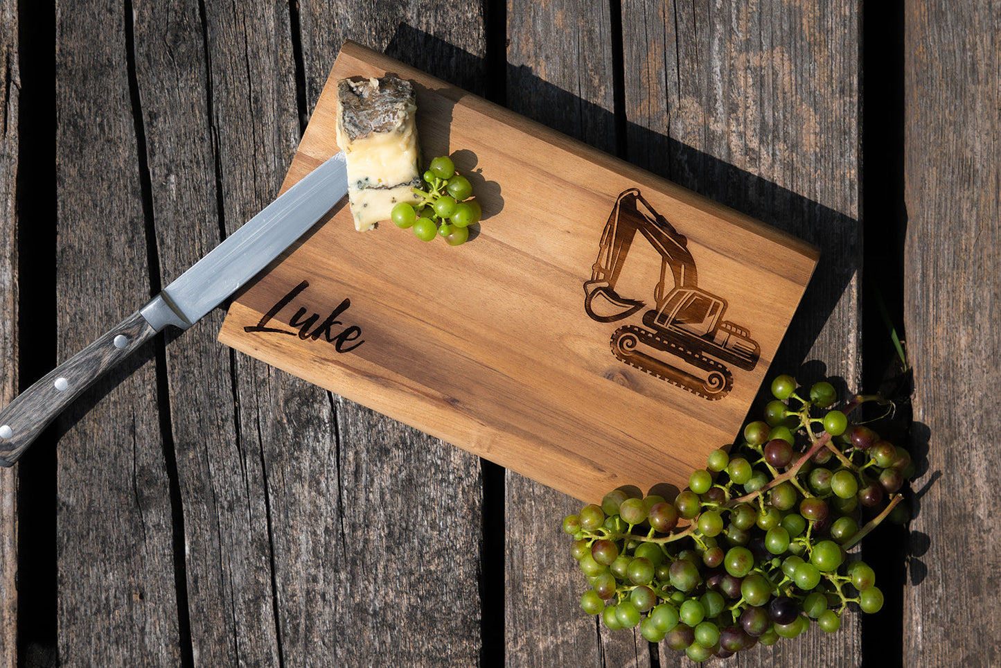 Brotzeitbrettl Akazie Fahrzeuge 🚗 🏍 🚲  -verschiedene Motivauswahl-